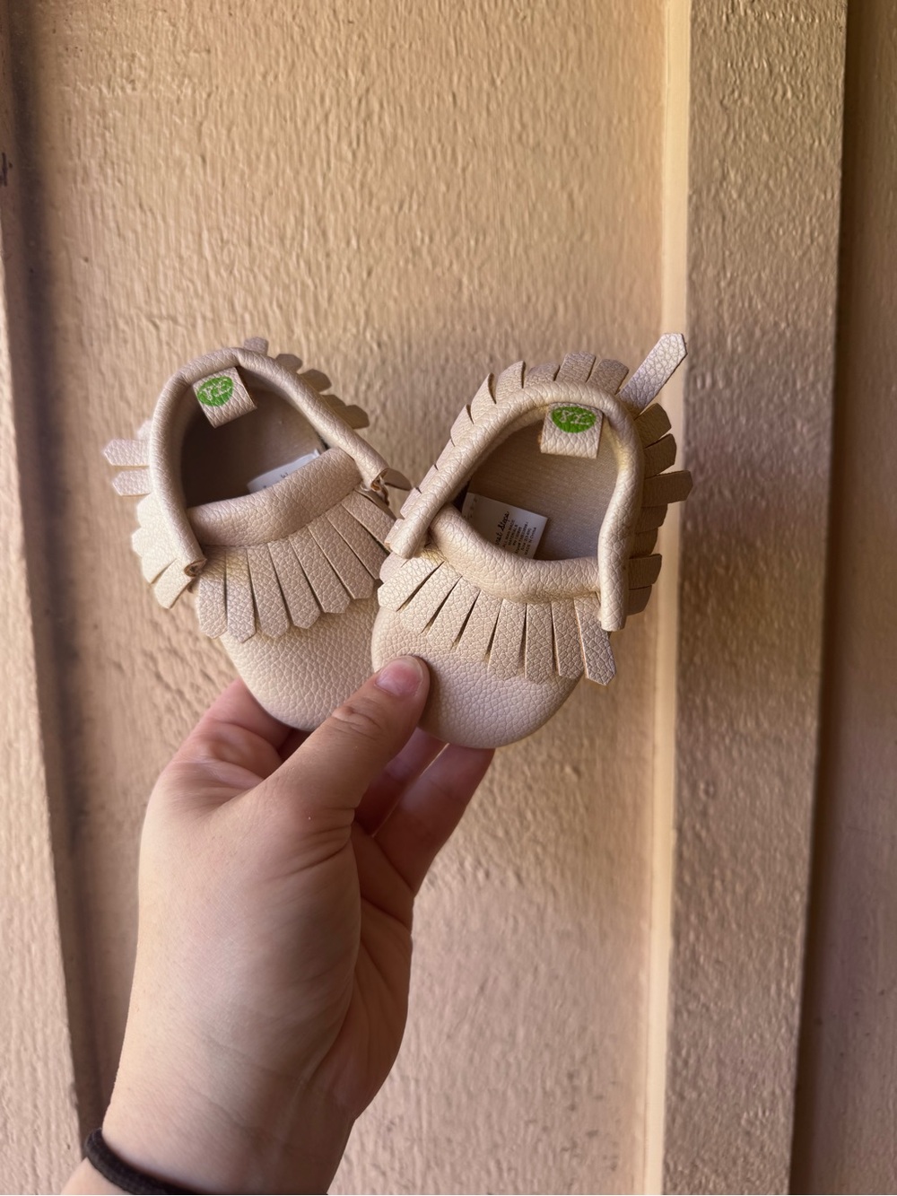 First Impressions Fringe Crib Shoes